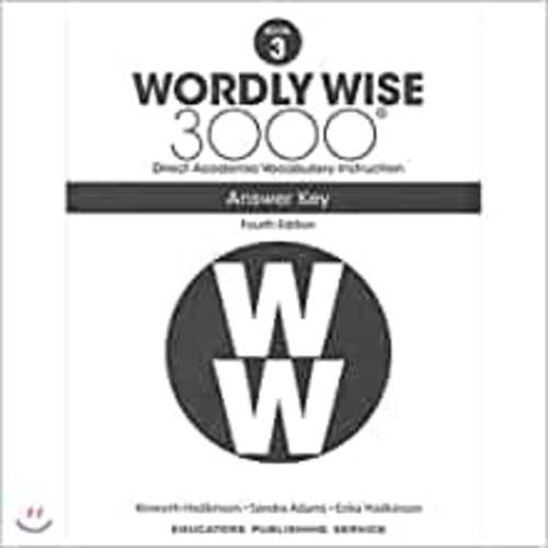 Wordly Wise 3000 Answer Key Grade 3, 4/E