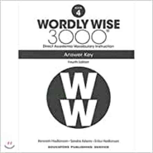 Wordly Wise 3000 Answer Key Grade 4, 4/E