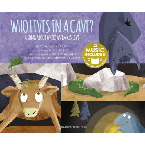 Who Lives in a Cave? (Book & CD)