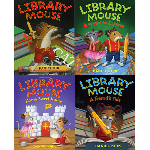 Library Mouse 하드커버 4종 세트