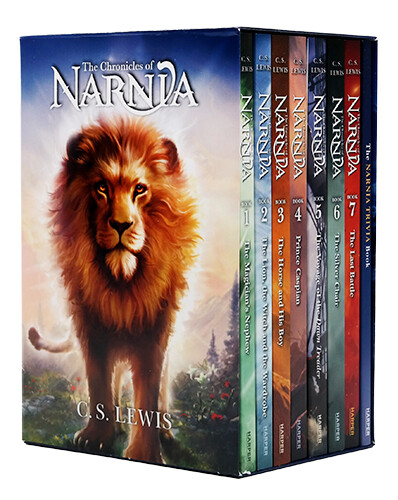Chronicles of Narnia 페이퍼백 8종 박스 세트 (1-7번+Trivia Book)