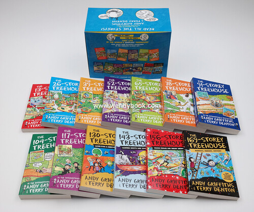 Storey Treehouse 13-169층 페이퍼백 13종 박스 세트 (QR음원 제공)
