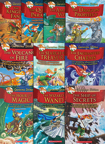 Geronimo Stilton and the Kingdom of Fantasy A세트 하드커버 10종 세트