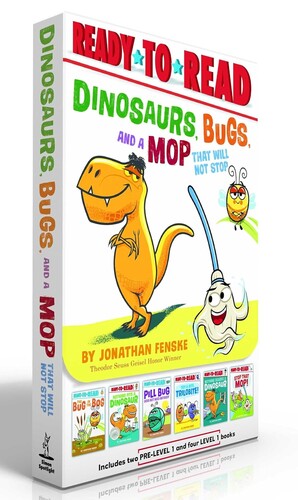 Ready-To-Read Level 1: Dinosaurs, Bugs, and a Mop That Will Not Stop 페이퍼백 6종 박스 세트