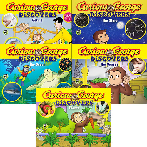 Curious George Science Storybook 시리즈 페이퍼백 5종 세트