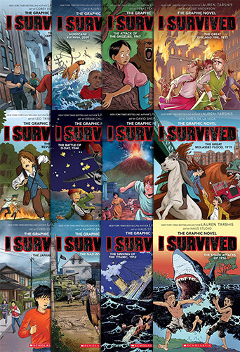 I Survived Graphic Novels 시리즈 페이퍼백 12종 세트