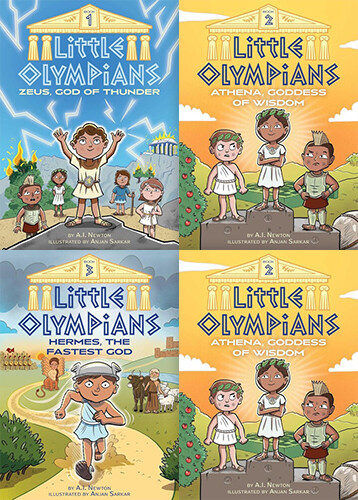 Little Olympians 시리즈 페이퍼백 4종 세트