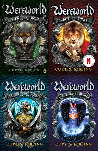 Wereworld 시리즈 #1~#4 페이퍼백 4종 세트