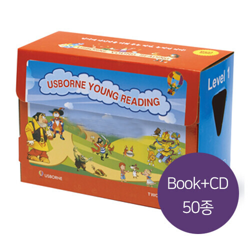 Usborne Young Reading 1단계 (Book+CD) 50종 박스 세트