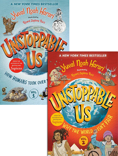 작가 유발 하라리 Unstoppable Us 시리즈 페이퍼백 2종 세트
