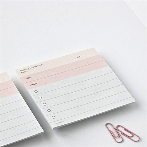 필독 도서 50권 메모지