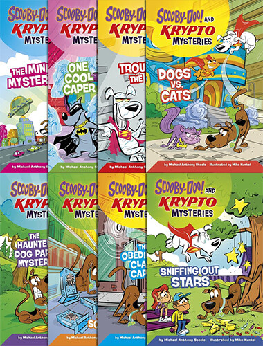 Scooby & Krypto Mysteries 시리즈 챕터북 페이퍼백 8종 세트