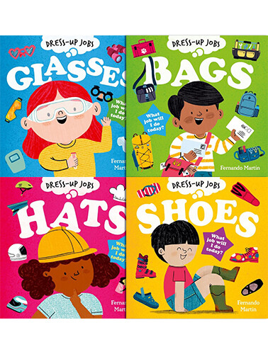 Dress-up Jobs 시리즈 페이퍼백 4종 세트