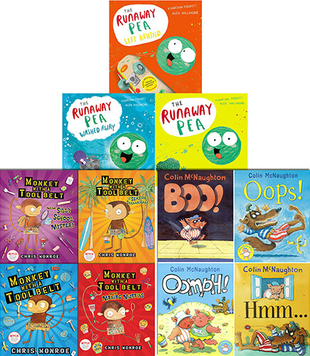[방학전용] 웃음 터지는 친구 스토리팩  Monkey with a Tool Belt + The Runaway Pea + Preston Pig Story 11종 세트