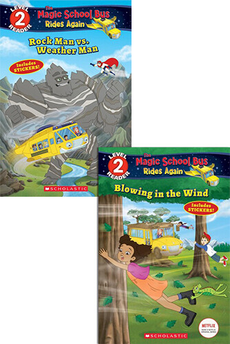 Scholastic Reader Level 2: The Magic School Bus Rides Again 페이퍼백 2종 세트