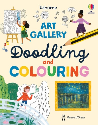 Art Gallery Doodling and Colouring (Art Activity Books)