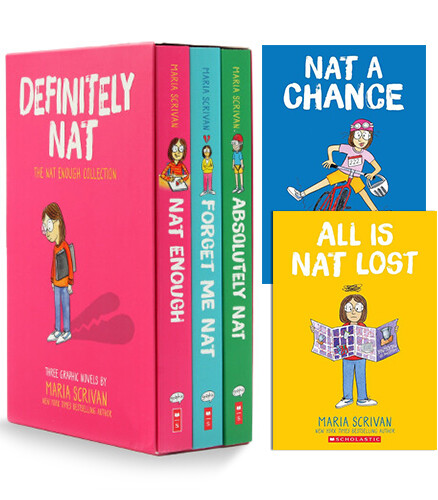 Nat Enough: A Graphic Novel 시리즈 페이퍼백 5종 세트