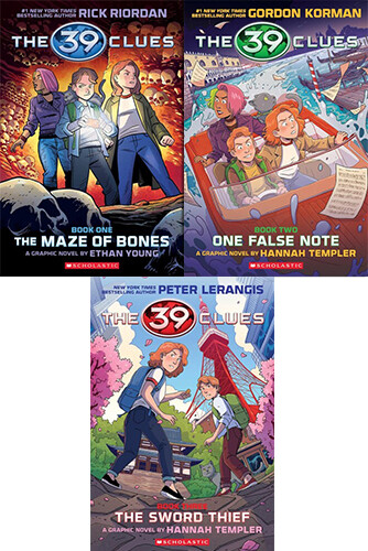 39 Clues Graphic Novel 시리즈 페이퍼백 3종 세트