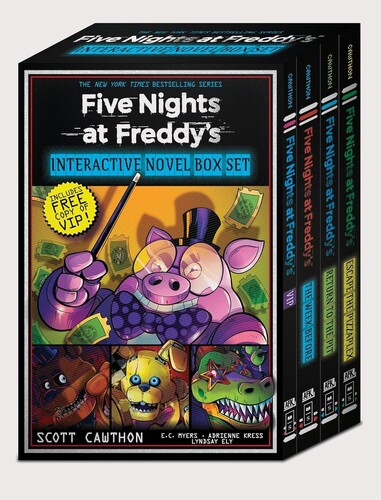Five Nights at Freddy's Interactive Novel 페이퍼백 4종 박스 세트
