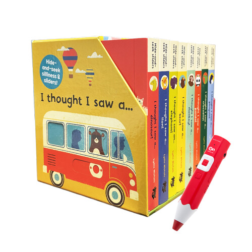 I thought I saw 아쏘아쏘 조작북 8종 세트 (with 스토리펀 이용권 (KR) + 세이펜 스티커)