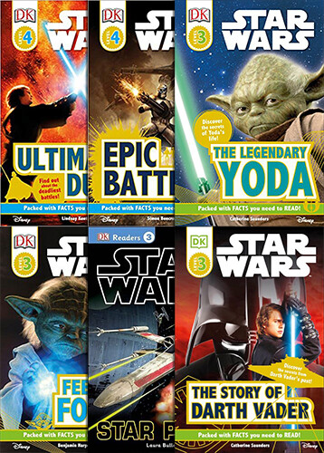 DK Readers Level 3,4 Star Wars 페이퍼백 6종 세트