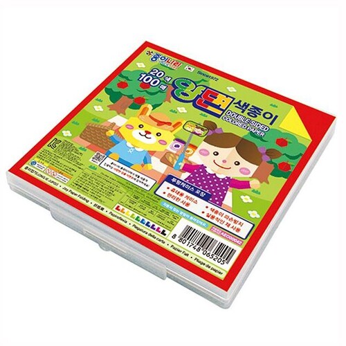 6000 양면색종이 [케이스-랜덤발송]