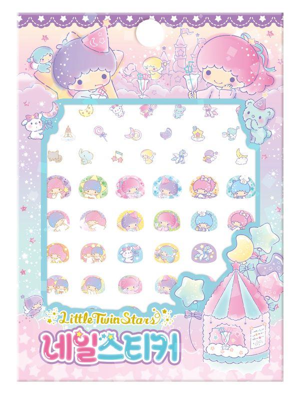 산리오캐릭터즈 리틀트윈스타 네일 스티커