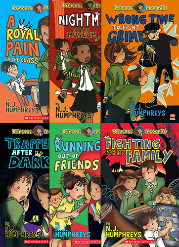 Princess Incognito 시리즈 페이퍼백 6종 세트