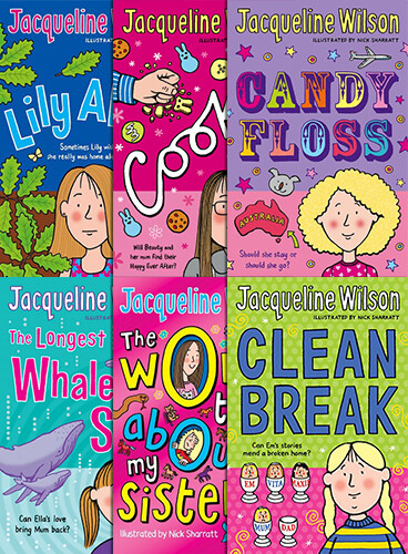 재클린 윌슨 Jacqueline Wilson 중학년 B세트 페이퍼백 6종 세트