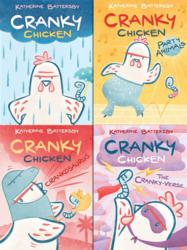 Cranky Chicken 시리즈 페이퍼백 4종 세트