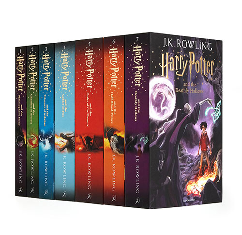 [한정특가] Harry Potter The Complete Collection 페이퍼백 7종 세트 (아웃케이스 없음)