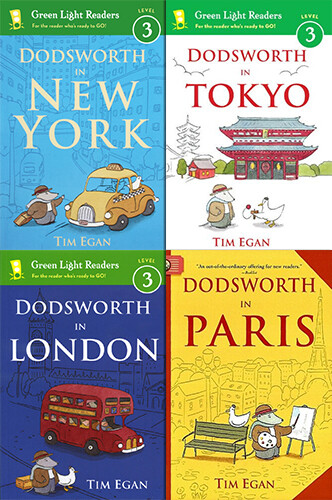 Green Light Readers Level 3: Dodsworth 도시 시리즈 페이퍼백 4종 세트