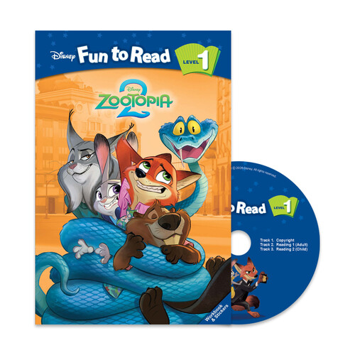 Disney Fun-To-Read Level 1 : Zootopia 2 (Book+CD)