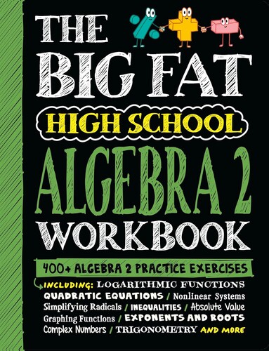 The Big Fat High School Algebra 2 Workbook  (Big Fat Notebook)