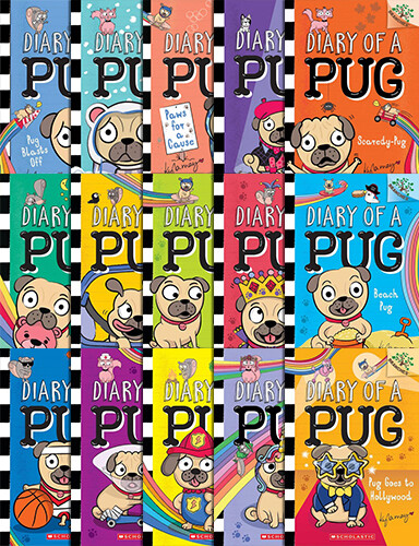 Diary of a Pug 시리즈 페이퍼백 15종 세트 (A Branches Book)