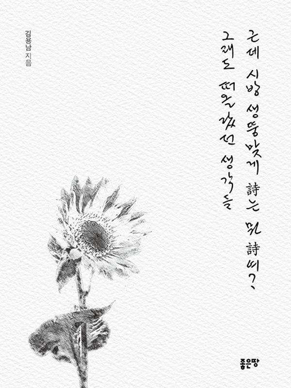 근데 시방 생뚱맞게 詩는 뭔 詩여? 그래도 떠올랐던 생각들