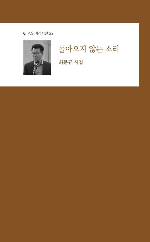 돌아오지 않는 소리- P.S 미래시선 22
