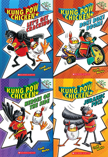 Kung Pow Chicken 시리즈 페이퍼백 4종 세트 (A Branches Book): 3편 제외