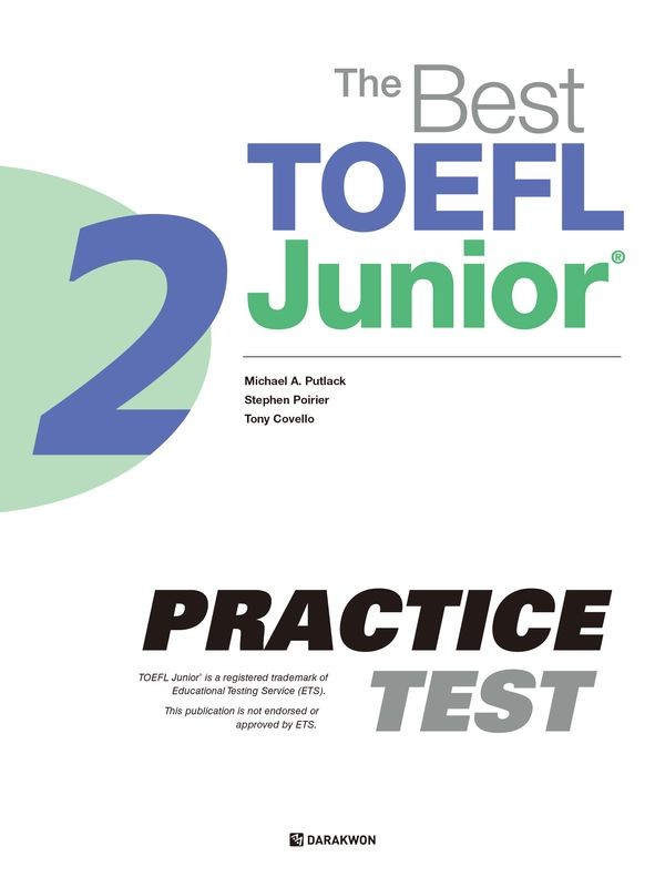 The Best TOEFL Junior PRACTICE TEST 2