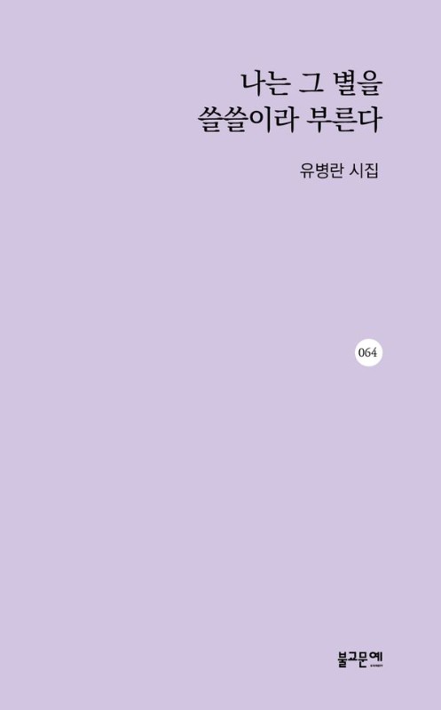 나는 그 별을 쓸쓸이라 부른다- 불교문예시인선 64
