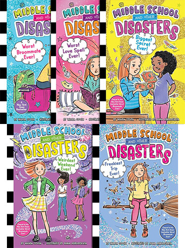 Middle School and Other Disasters 페이퍼백 5종 세트 (#5편 제외)