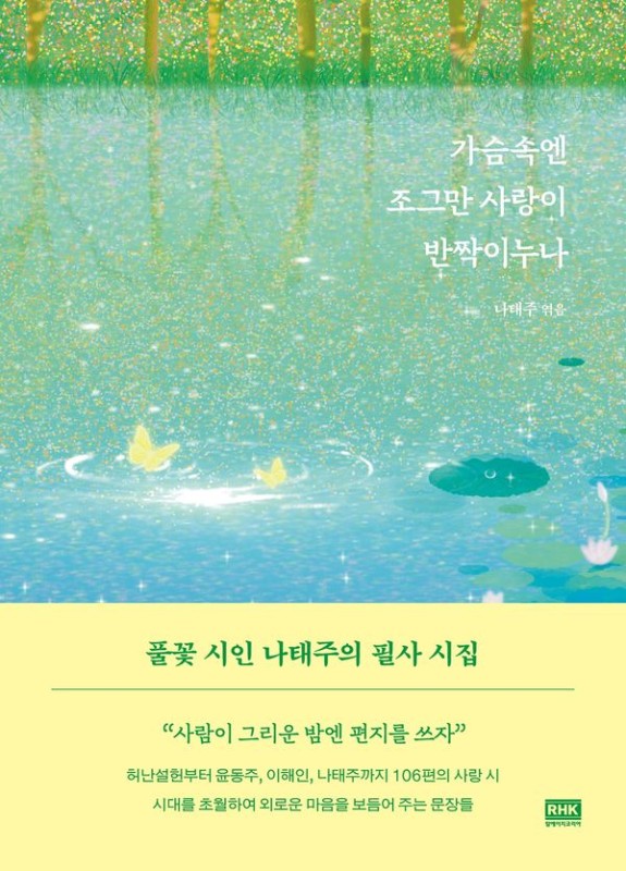 가슴속엔 조그만 사랑이 반짝이누나: 풀꽃 시인 나태주의 필사 시집 (양장)