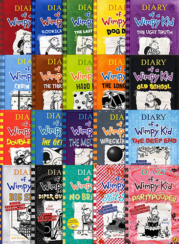 Diary of a Wimpy Kid  윔피키드 시리즈 페이퍼백 20종 세트