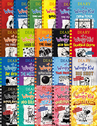 Diary of a Wimpy Kid 미국판 하드커버 21종 세트