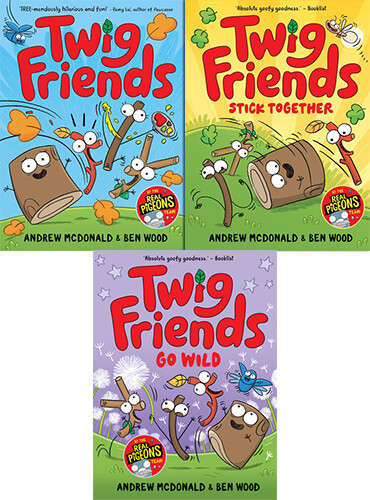 Twig Friends 시리즈 페이퍼백 3종 세트